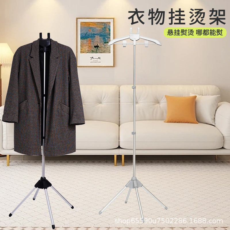 Freestanding Ironing Board Stand for Clothes, Foldable, Adjustable, Vertical Rack