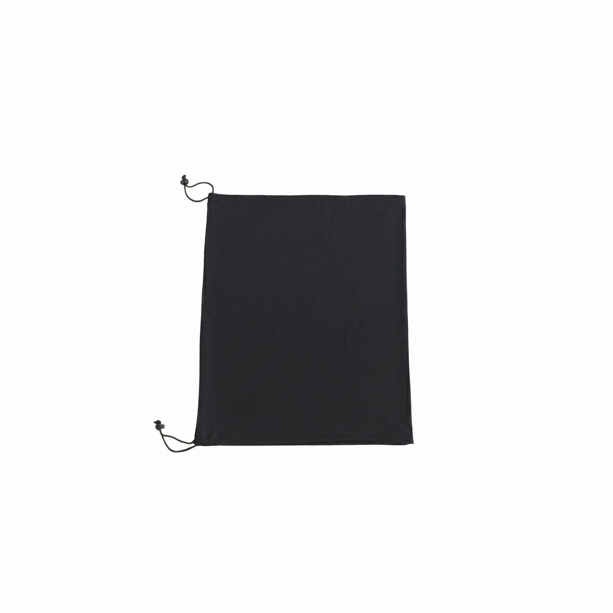Black Bird Enclosure Cover Flat Rectangular Drawstring Bird Enclosure Cover