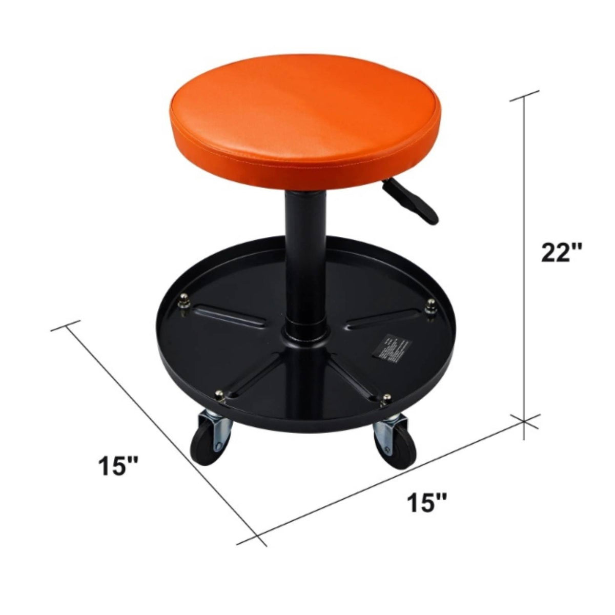 Workshop Stool with Tool Tray Padded Seat Work Seating Easy to Clean