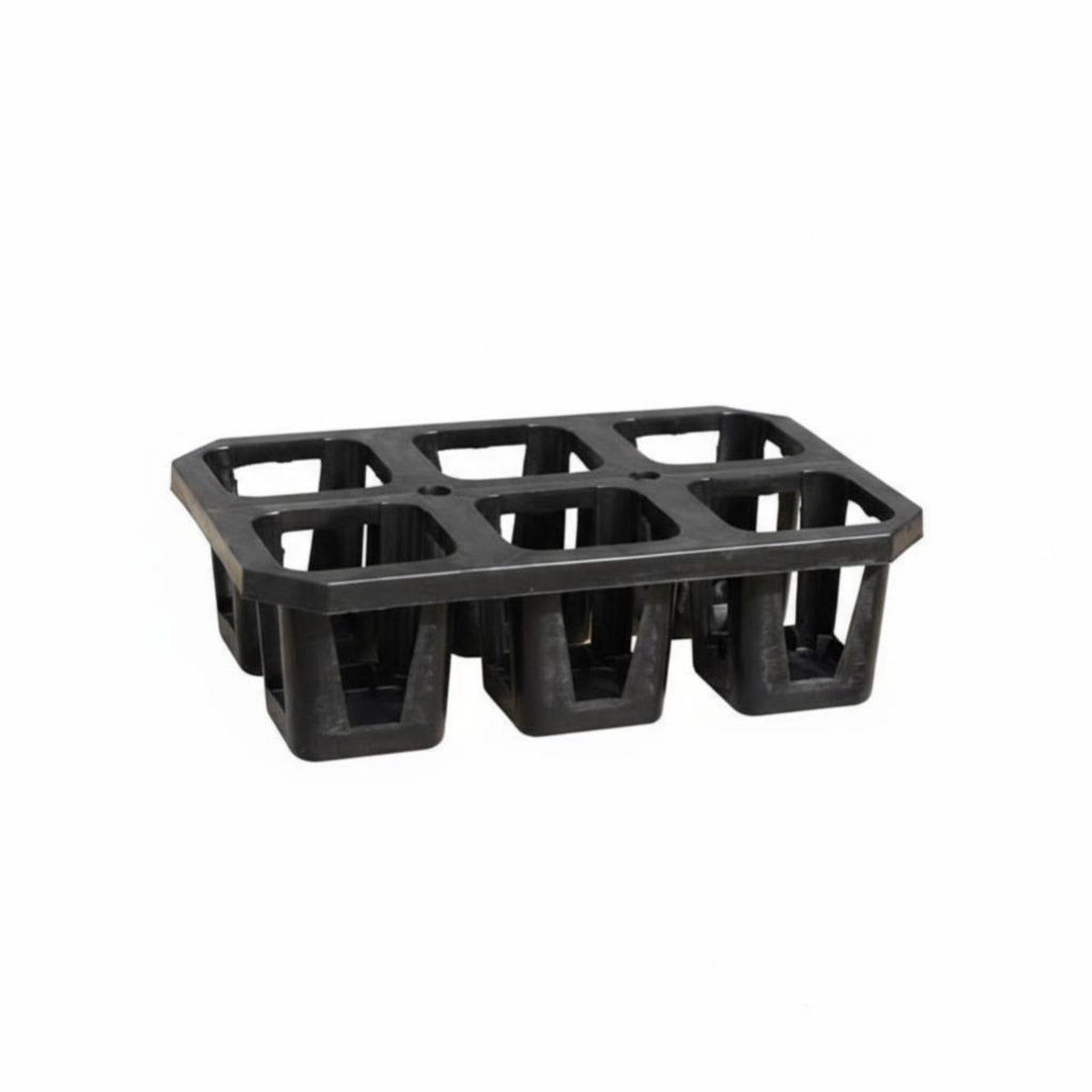6compartment Pot Holder Stackable Design 6seedling container Tray Reusable for Balcony, Garden