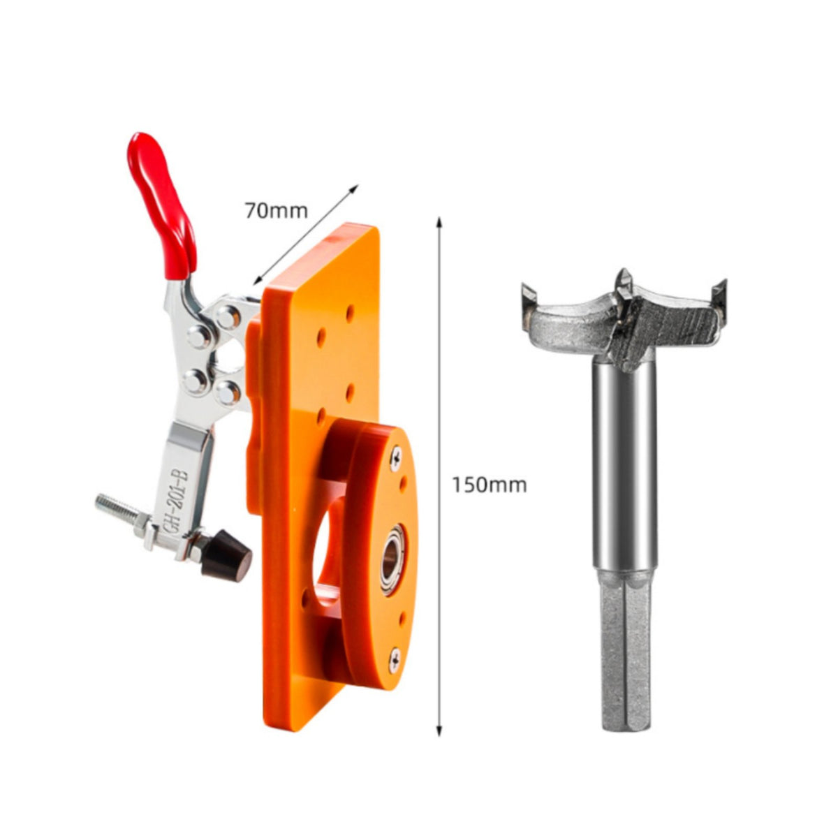 35mm Hinge Drilling Jig Anti-Slip 35mm Hinge Hole Jig Wear Resistant