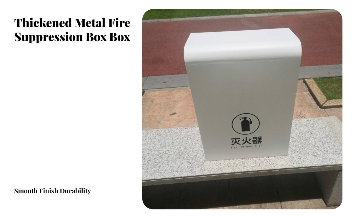 Rustproof Floor Standing Fire Suppression Device Cabinet Professional Appearance Fire Suppression Device Box Modern Design Heavy Duty Steel Enclosure High Visibility for Facility Managers, Business Owners, Interior Designers, Shopping Malls