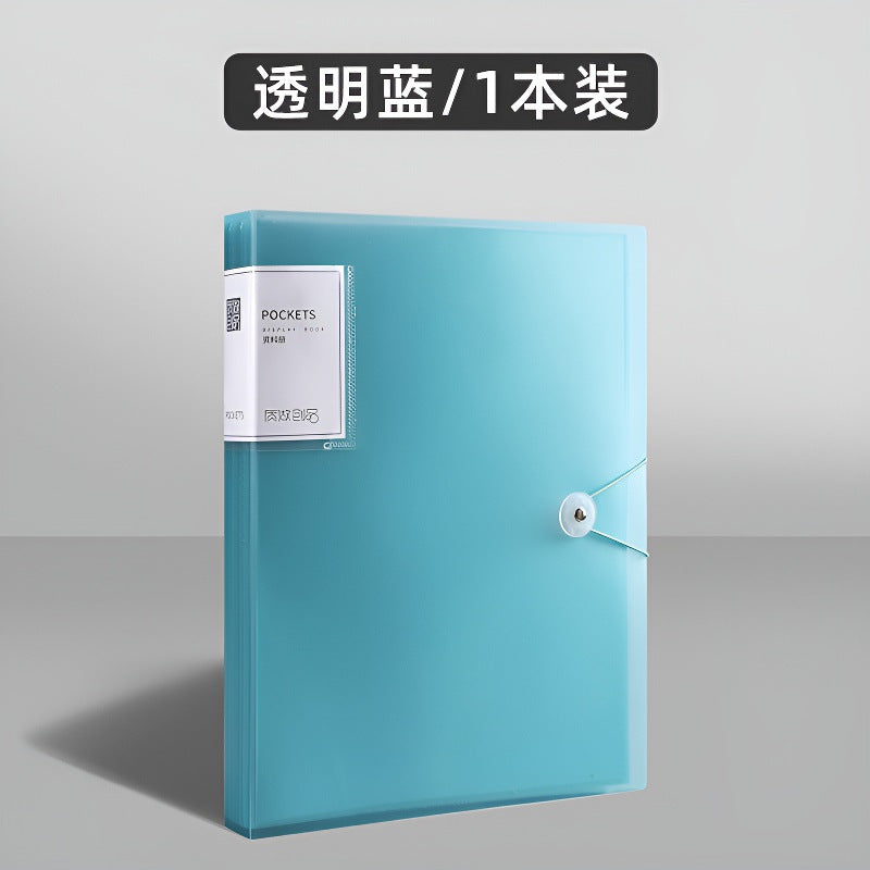 30 Pages / Buckle Light Blue