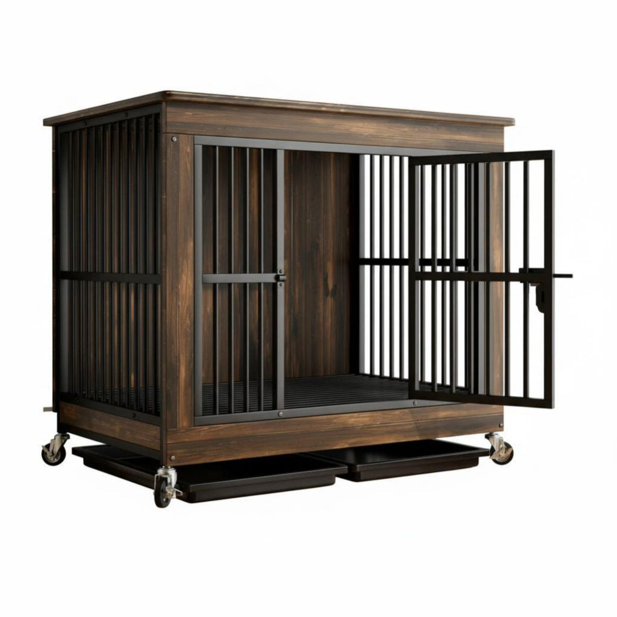 Furnitureand Design Dog Kennel Sturdy Construction Dog Kennel End Table Sturdy Duty Good Ventilation for Home Decorators