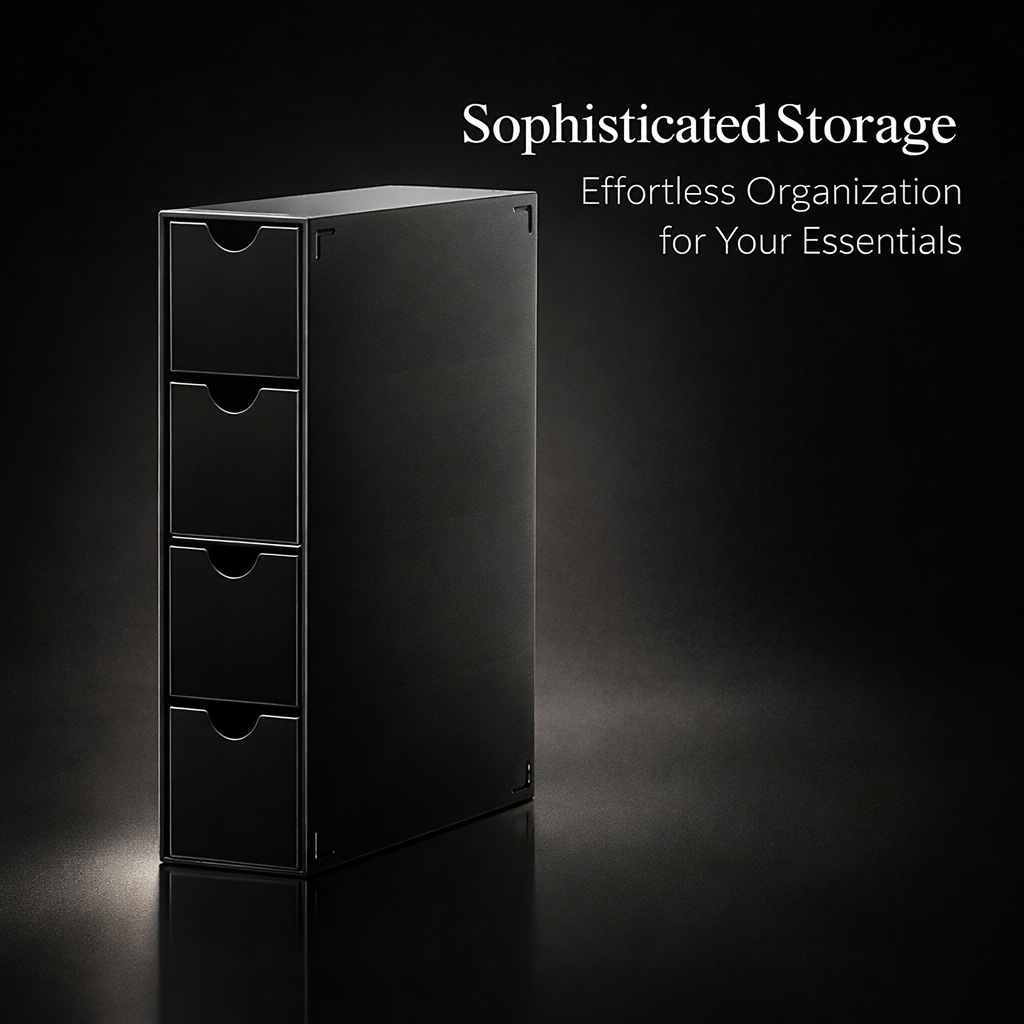 Sunglasses Organiser with 4 Drawers, Stackable Transparent Acrylic Glasses Storage, Dustproof Desktop for Bedroom