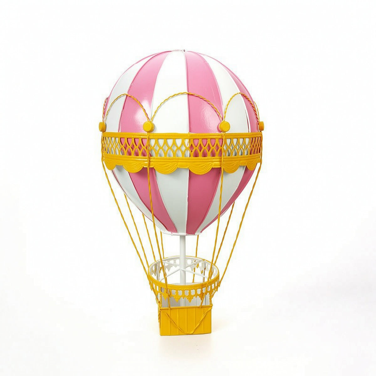 Hot Air Balloon Window Hanging Mouth-Blown Hot Air Balloon Hanging Ornament Hand-Painted Sturdy for Decorators, Photo Shoots