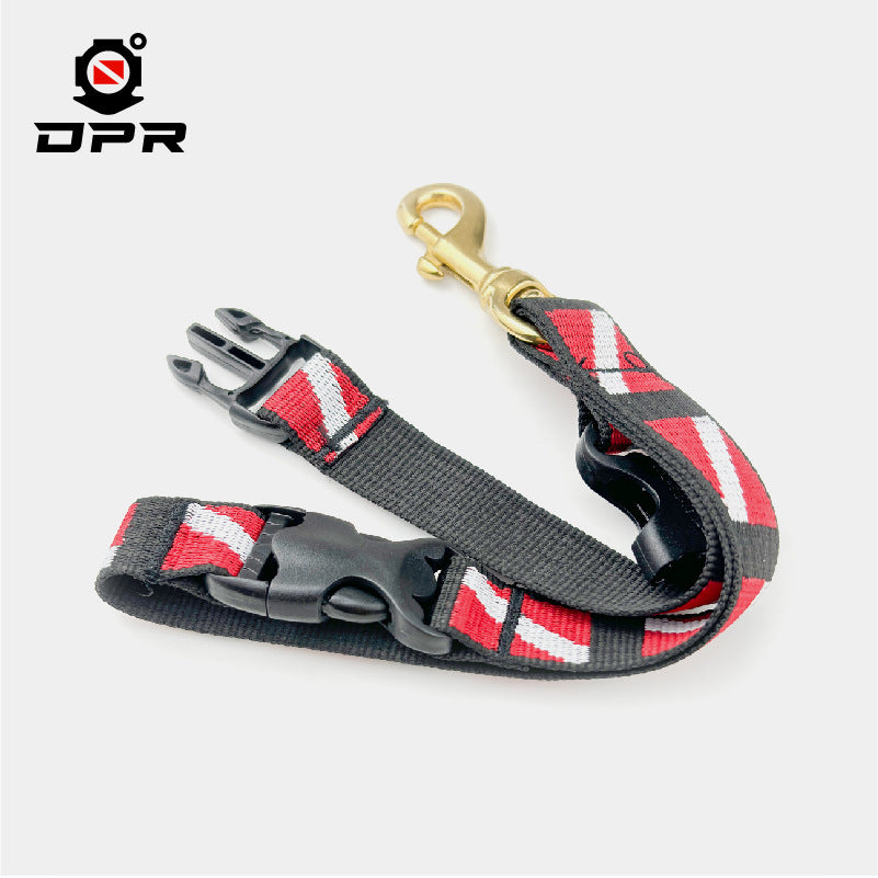 Diving Accessory Brass Swivel Hook Lanyard for Diving Gear Storage
