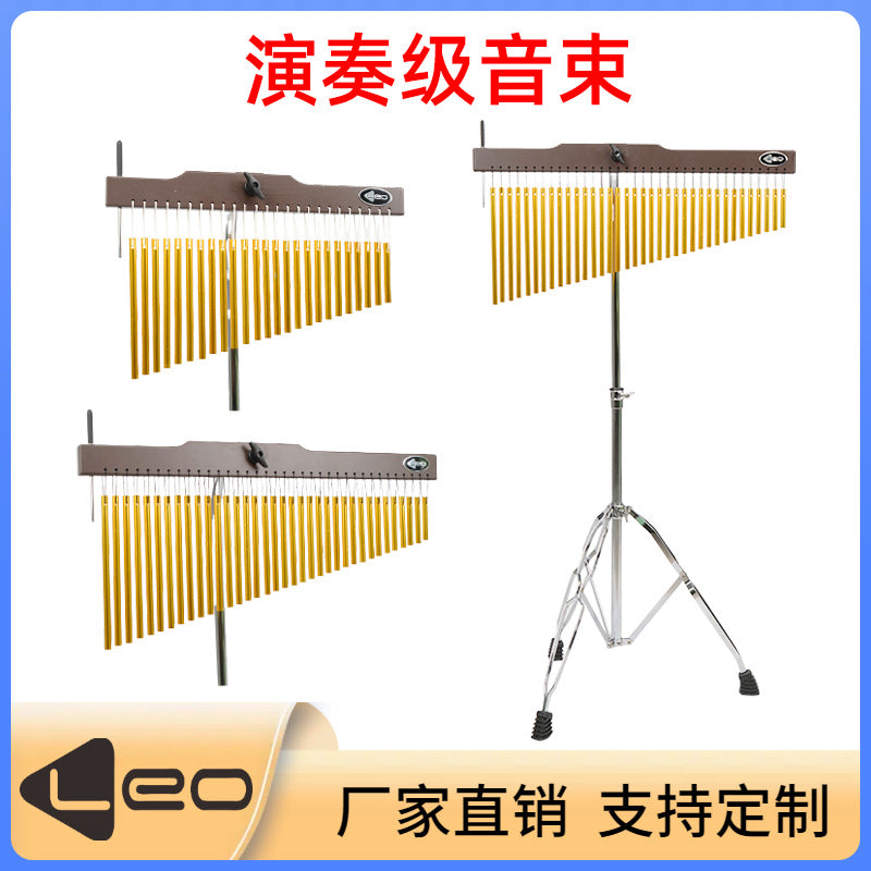 Sound Chime 25-Tone with Stand, Aluminum Alloy, for Music
