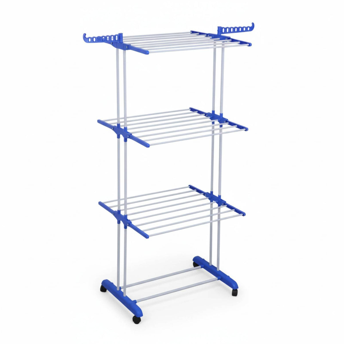 Foldable Clothes Drying Rack With Wheels Gullwing Clothes Airer for Apartment