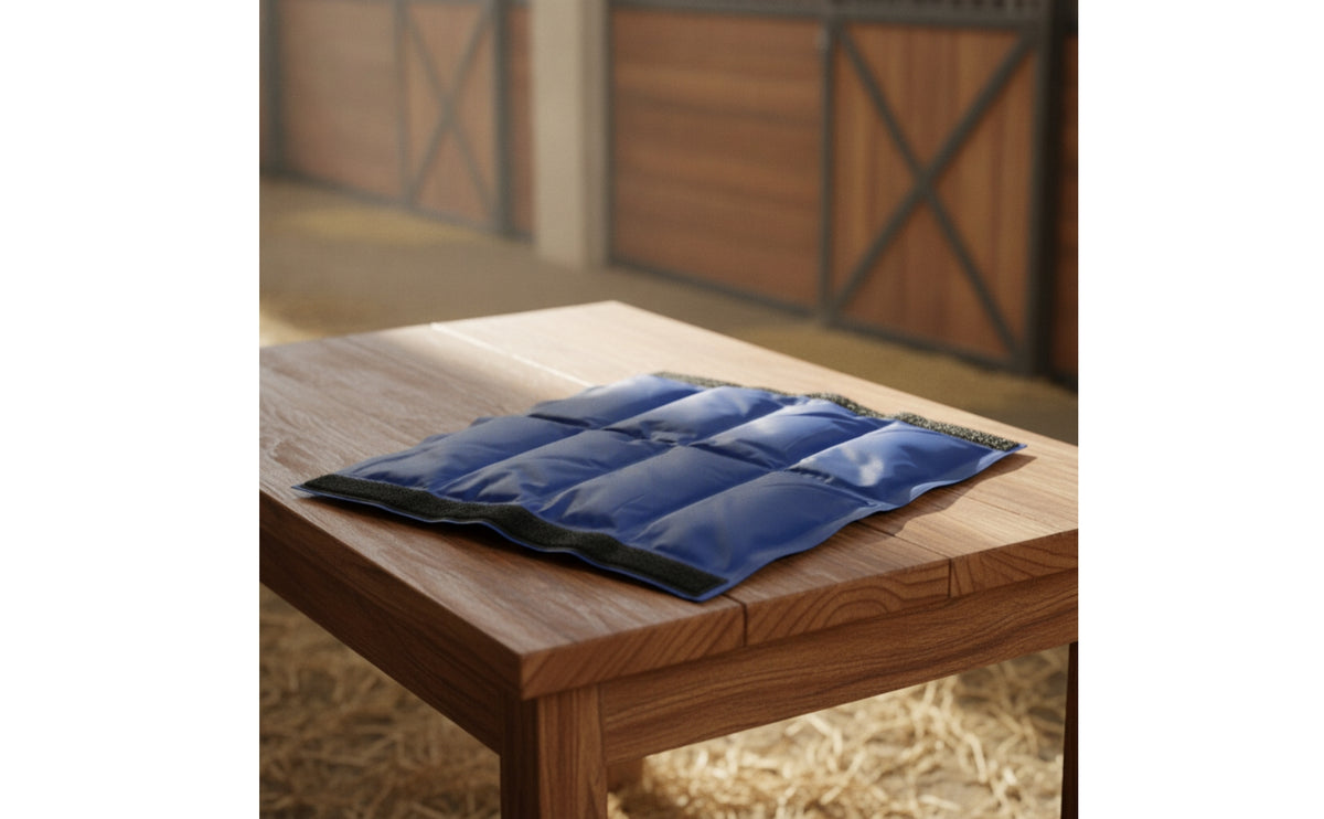 Cooling Horse Leg Wrap Reusable Equine Ice Pack Blue Cooling Insert Ice Insert for Horses, Stable
