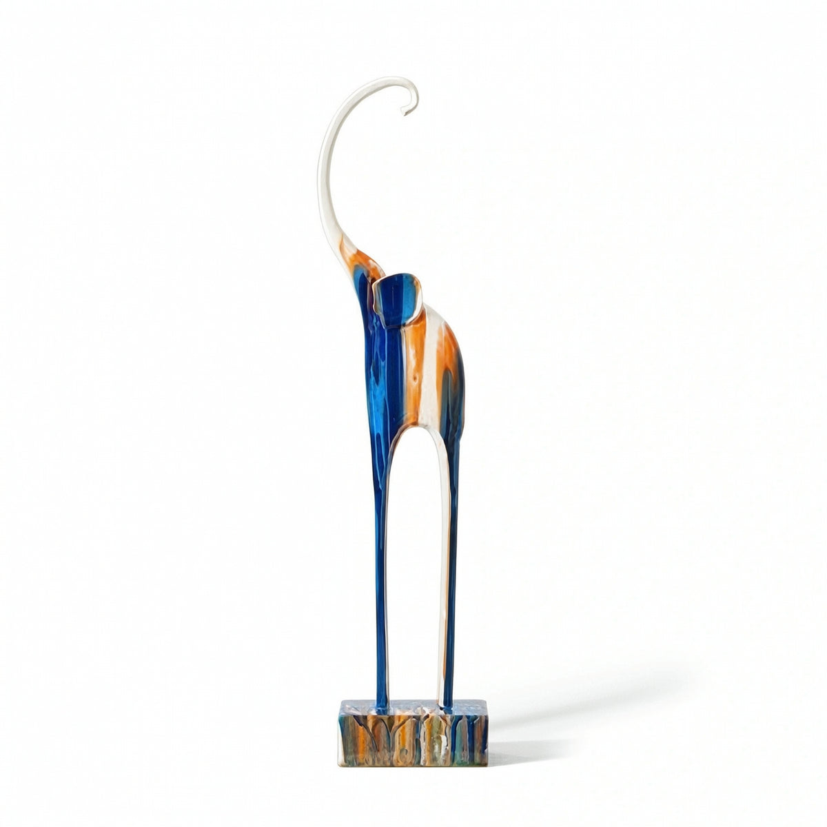 Giraffe Figurine Abstract Giraffe Statue Elegant for TV Cabinet, Home Decorators