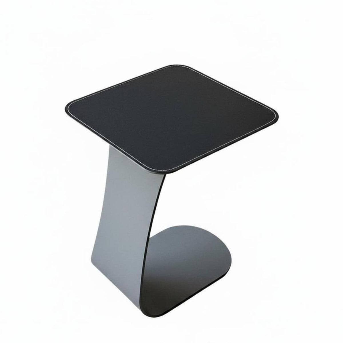 C-Shaped End Table ScuffResistant Living Room Furniture With Storage Pouch