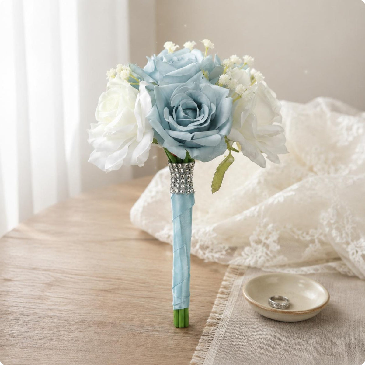 Artificial Bridesmaid Floral Arrangement Lifelike Appearance Bridesmaid Floral