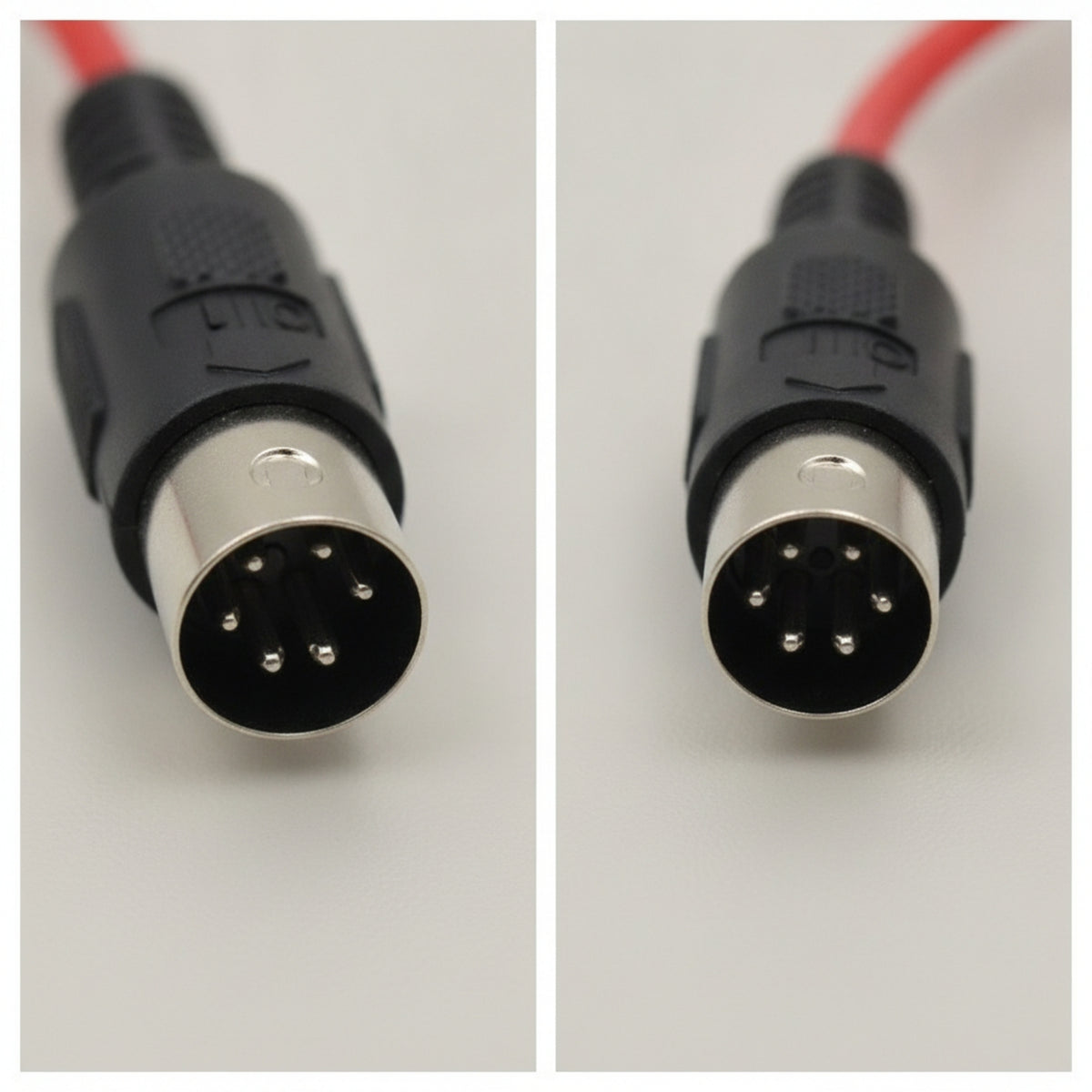 Air-Oxygen-Depleted Copper-Oxygen-Depleted Copper Copper MIDI Cable Straight-Through MIDI Connection Cable Screened Nickel-Plated for Keyboardists, Musicians, Home Studios, Stage