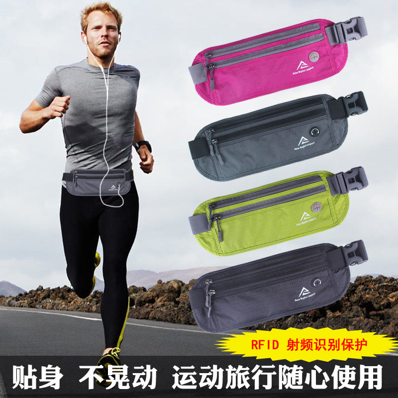 Running Belt Bag with RFID Protection for Phones and Travel Documents