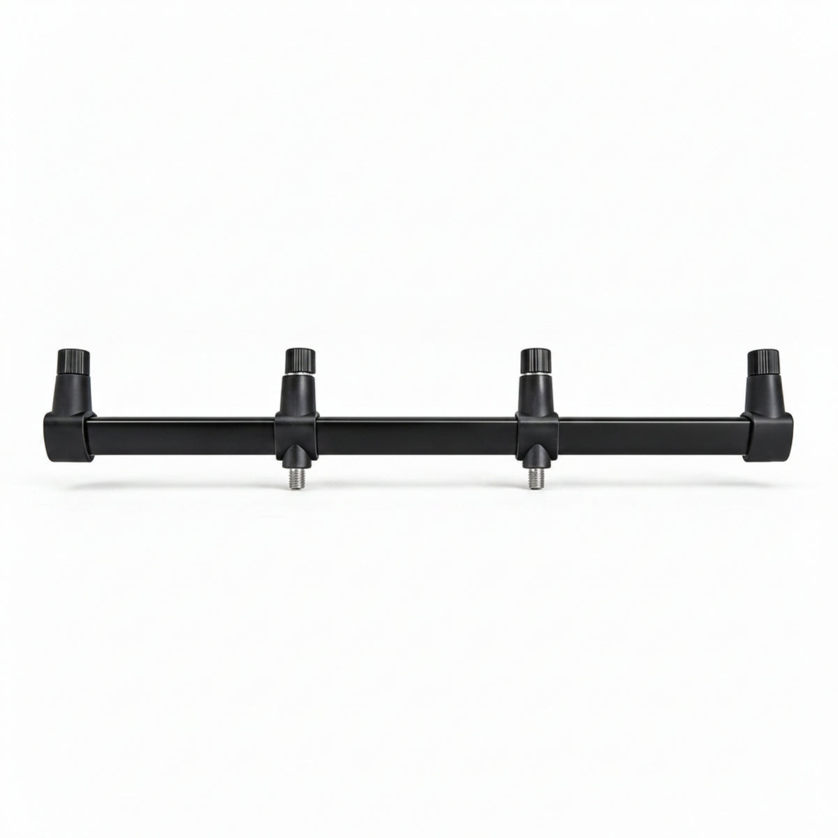 Fishing Rod Support Crossbar Black Four-Head Rod Holder Straight Horizontal