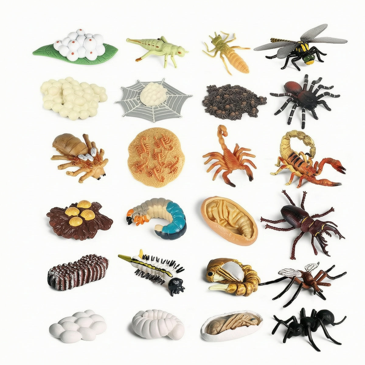 Easy-to-Clean Educational Toy Hand-Painted Animal Figurine Realistic Animal Miniature Plastic for Children, Toddlers, Collectors, Classroom, School Projects, Shelf Display
