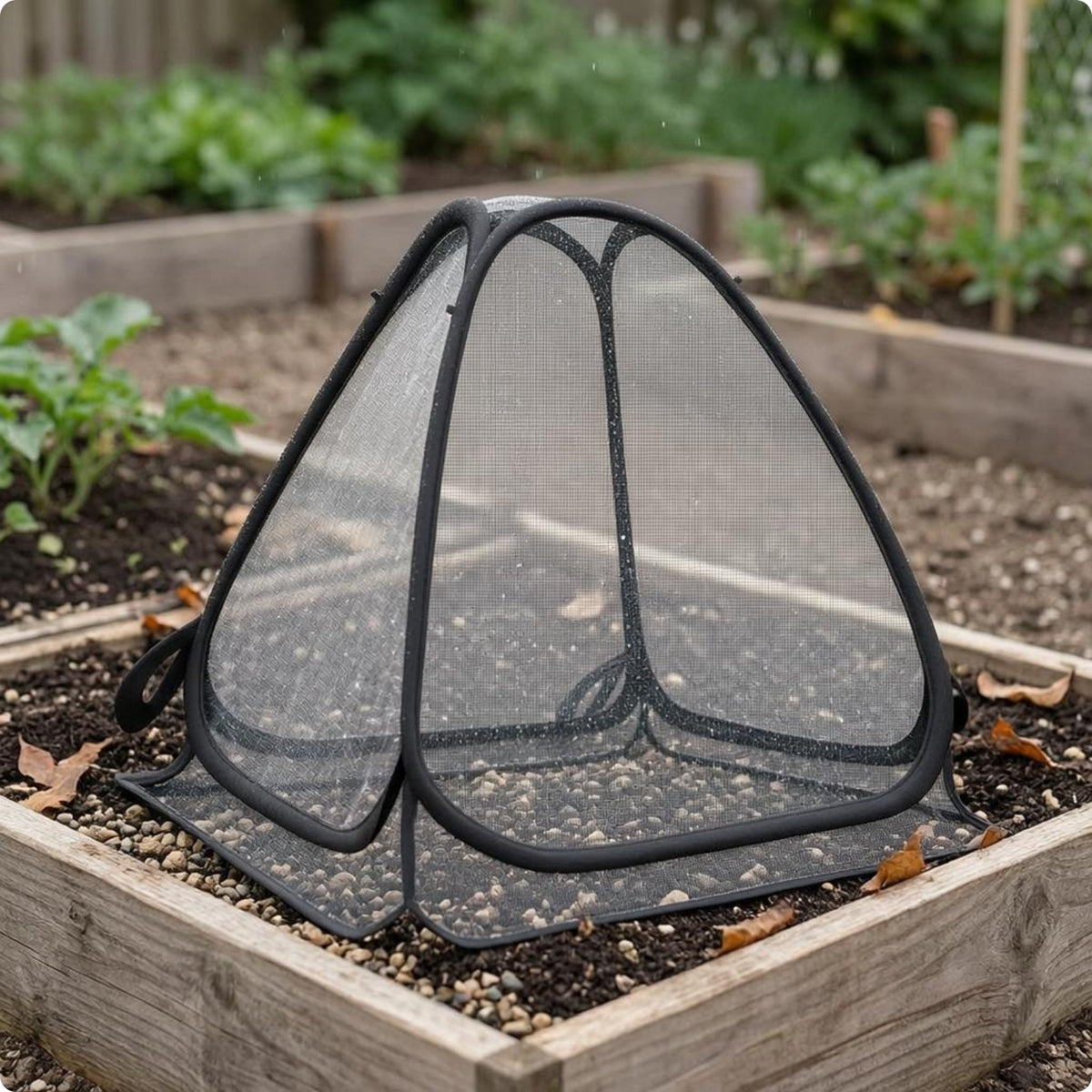 Spring-up-up Plant Tent Wildlife Protection Foldable Mesh Plant Cover Sturdy