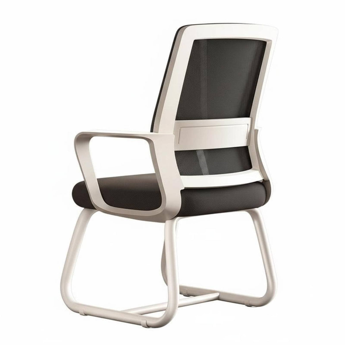 Ergonomic Design Mesh Back Swivel Chair Support Office Furniture Thick Padded Seat Seating Solution Easy Assembly for Telecommuting Workers, Students, Gamers, Conference Room