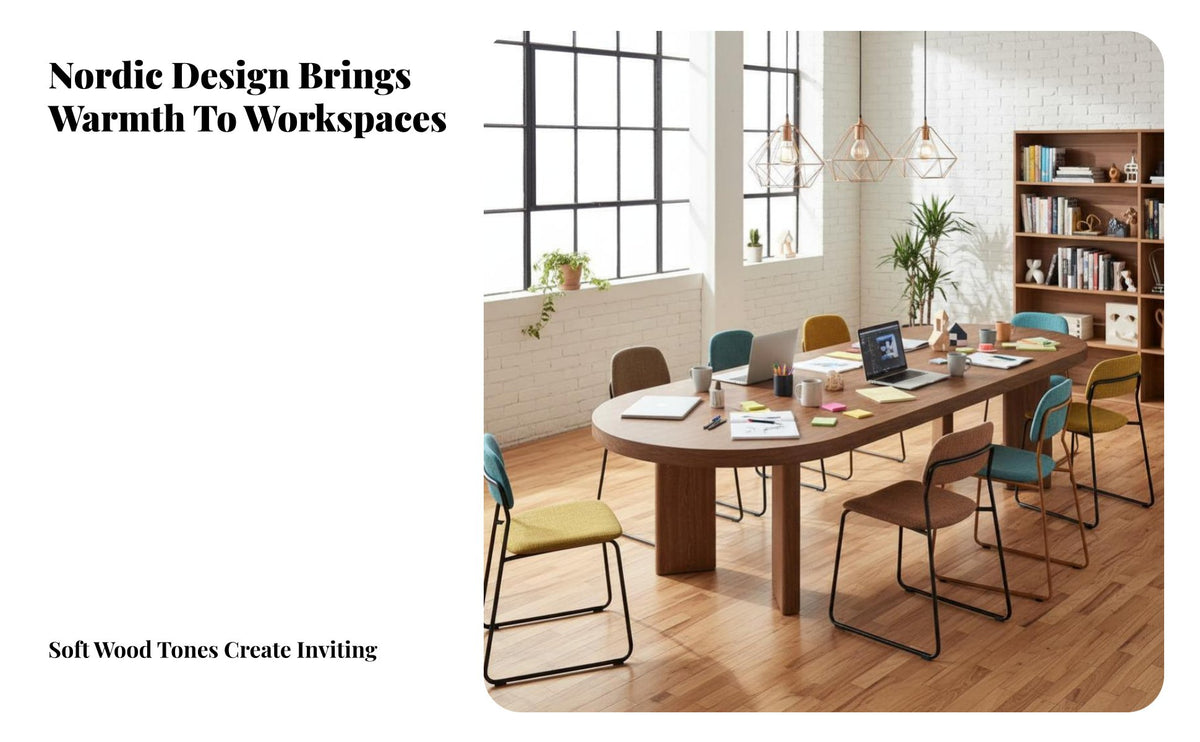 Modern Design Oval Boardroom Table Simple Design Oval Conference Table Sturdy Legs Office Furniture Stable Support for Business Professionals, Teams, Executives, Collaboration Space