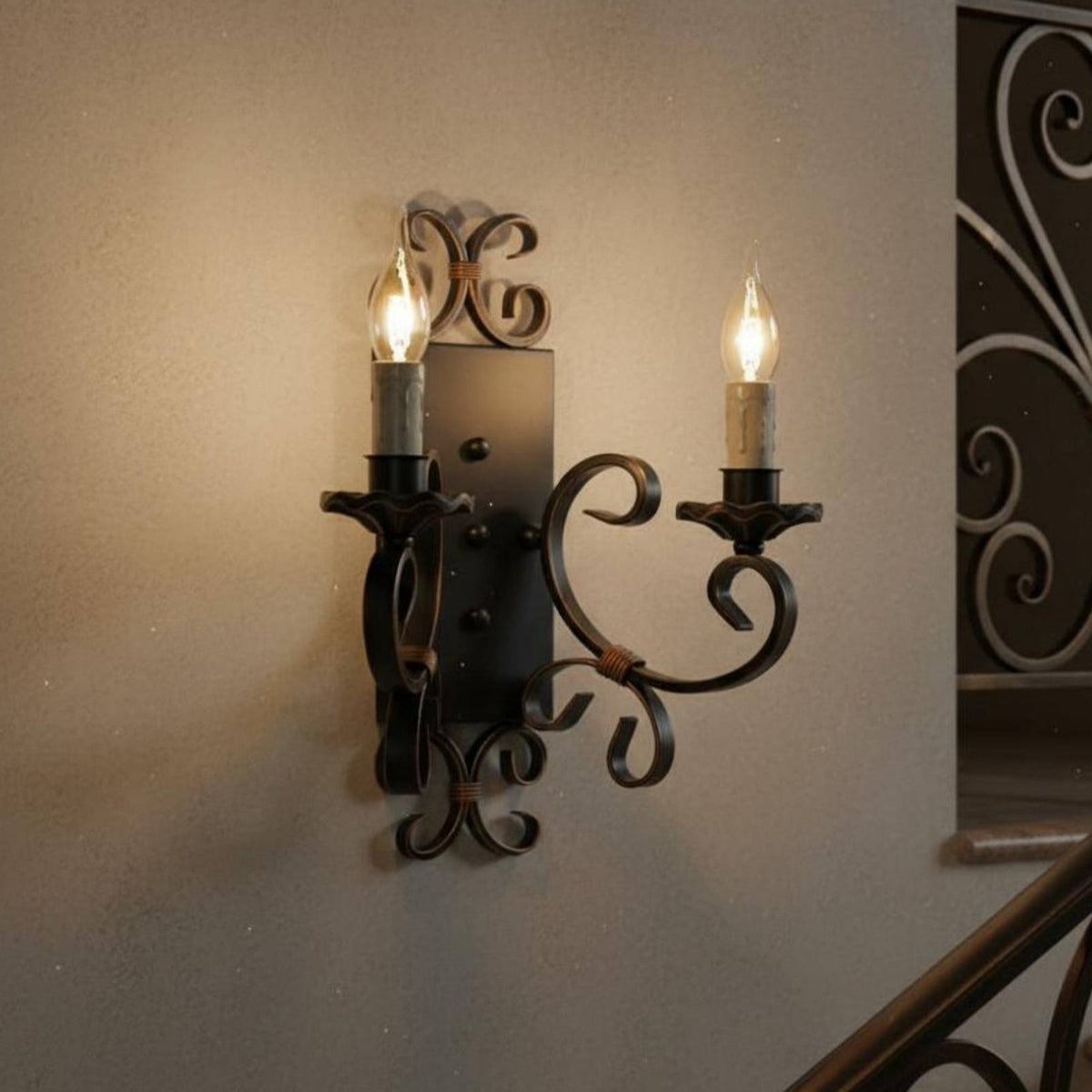 Large 3-Tier Chandelier Grand Centerpiece Vintage Chandelier Metal Construction Vintage Foyer Light Fixture for Stairwell, Hotel Lobby, Great Room
