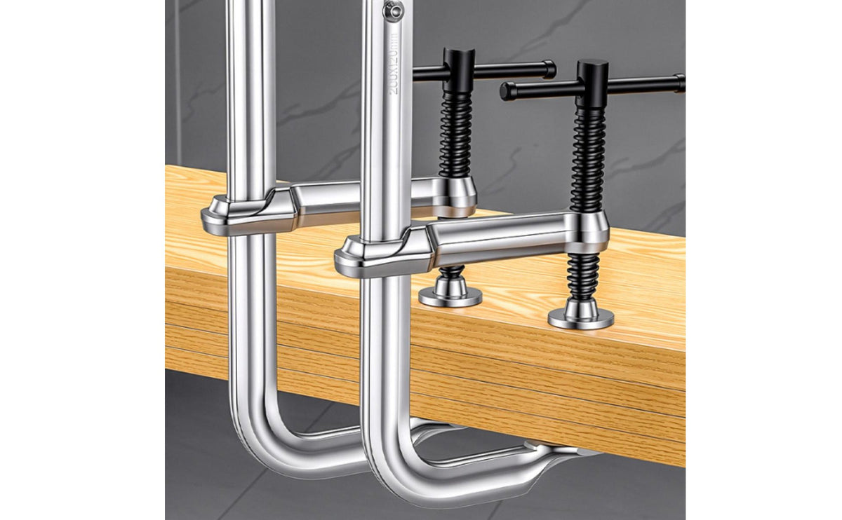 High Hardness Heavy-Duty F-Clamp Strong Clamping Force Industrial Bar Clamp Long-Lasting Workshop Tool for Welders