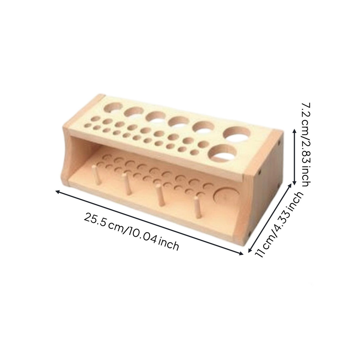 Leather Stamping Tool Rack DIY Assembly for Workshop, Hobbyists