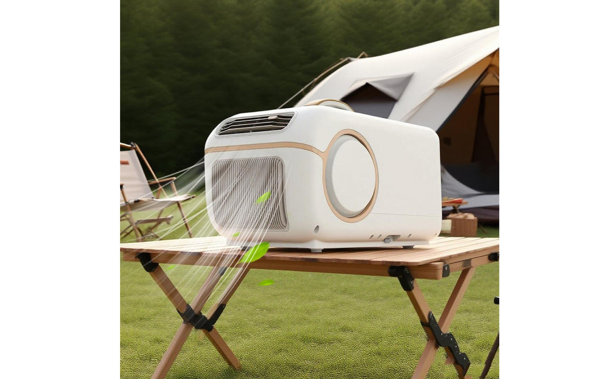 Multi-Functional Portable Air Conditioner with Heater Year-Round Portable Air Conditioning Unit with Heater Mobile Appliance Compact for Renters, Campers, Small Areas, RV, Camping