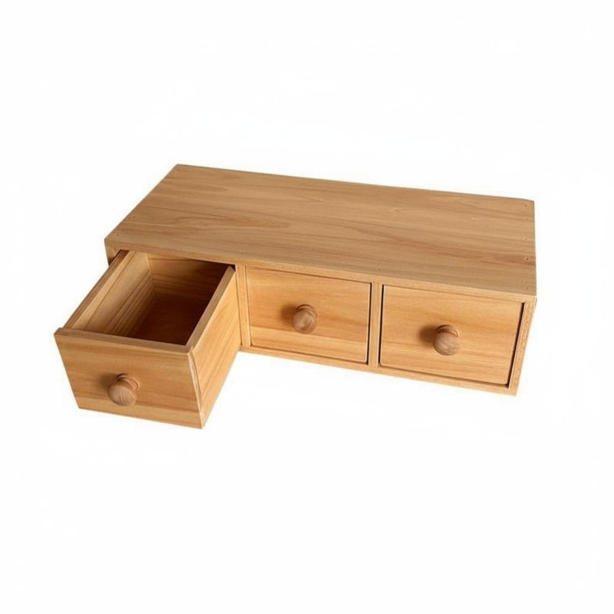 Multi-Compartment Shelf with Drawer Multwhenunctional for Study Room, Countertop