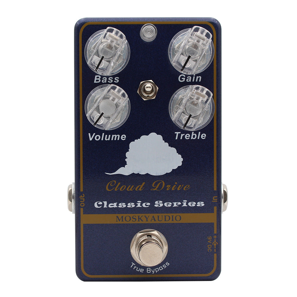 MOSKYAUDIO CLOUD DRIVE Classic Clean Overdrive Guitar Effects Pedal