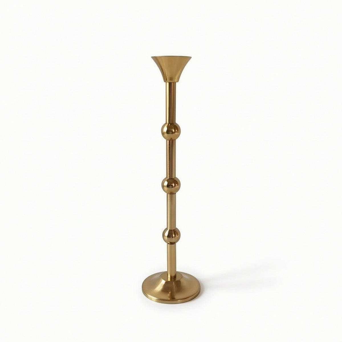 Metal Candle Holder Gold Taper Candle Holder Decor for Dining Table