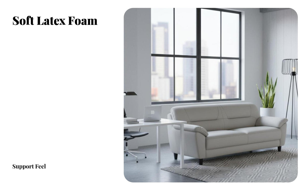 Minimalist Design Leather Settee with Metal Legs Nordic aesthetic Sofa Small Space compatible Living Room Furniture Easy to Clean for Apartment Dwellers, Homeowners, Families, Reception Area