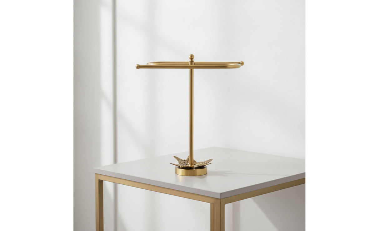 Space-Saving Freestanding Towel Bar