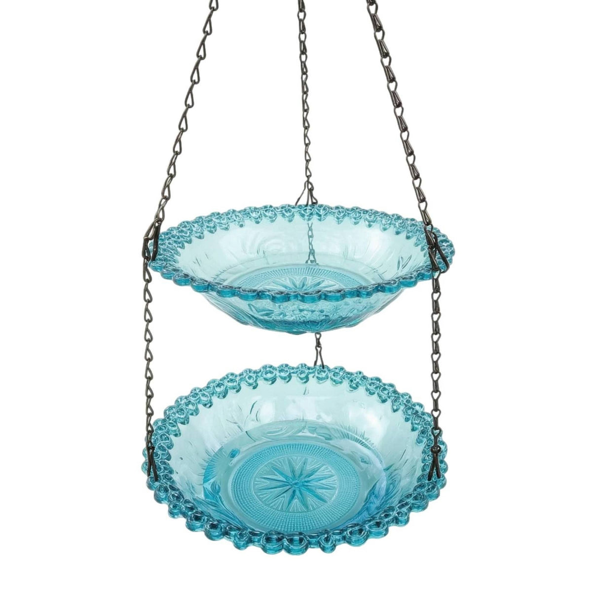 Bird Feeder with Bath Secure Bird Bath with Feeder Tray for Backyard, Balcony