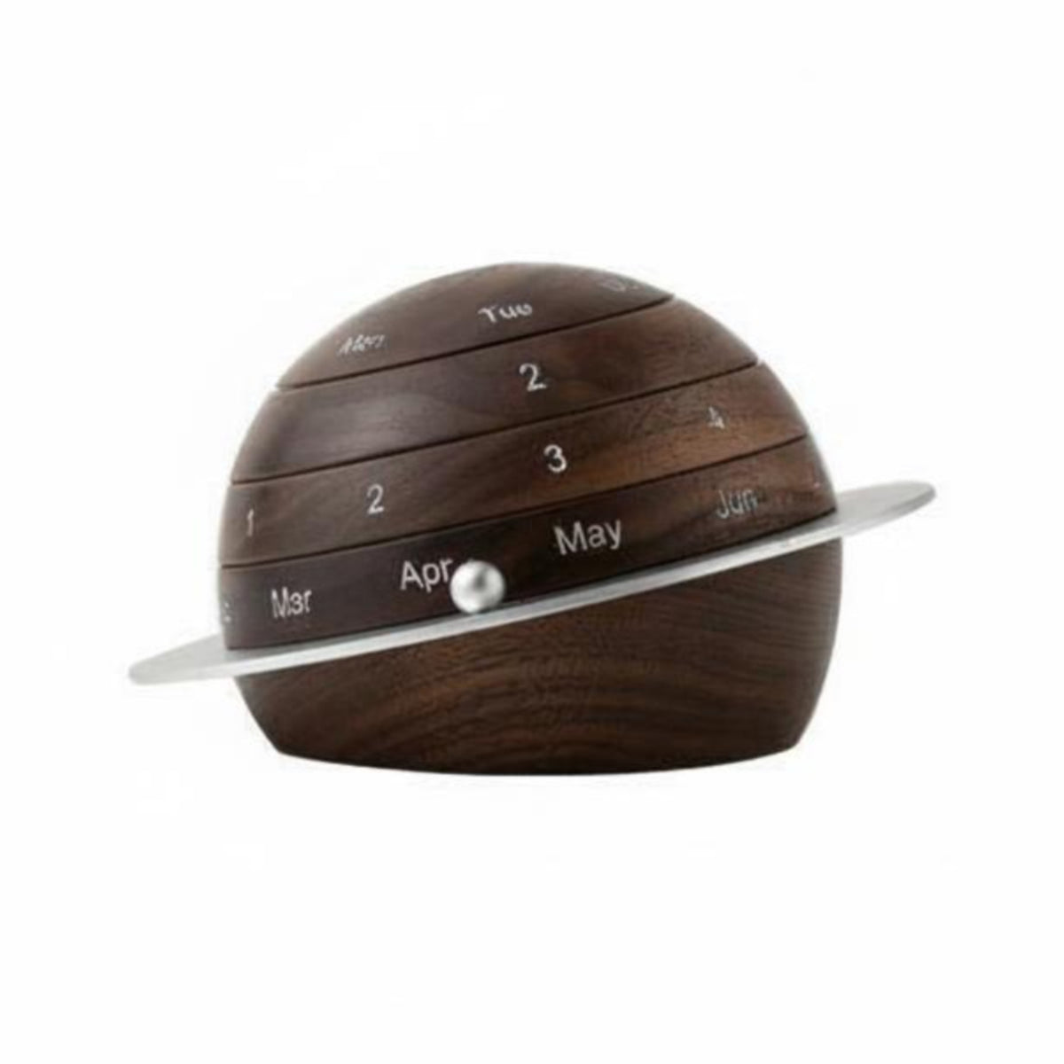 Wooden Desk Calendar Perpetual Office Decor Easy to Adjust