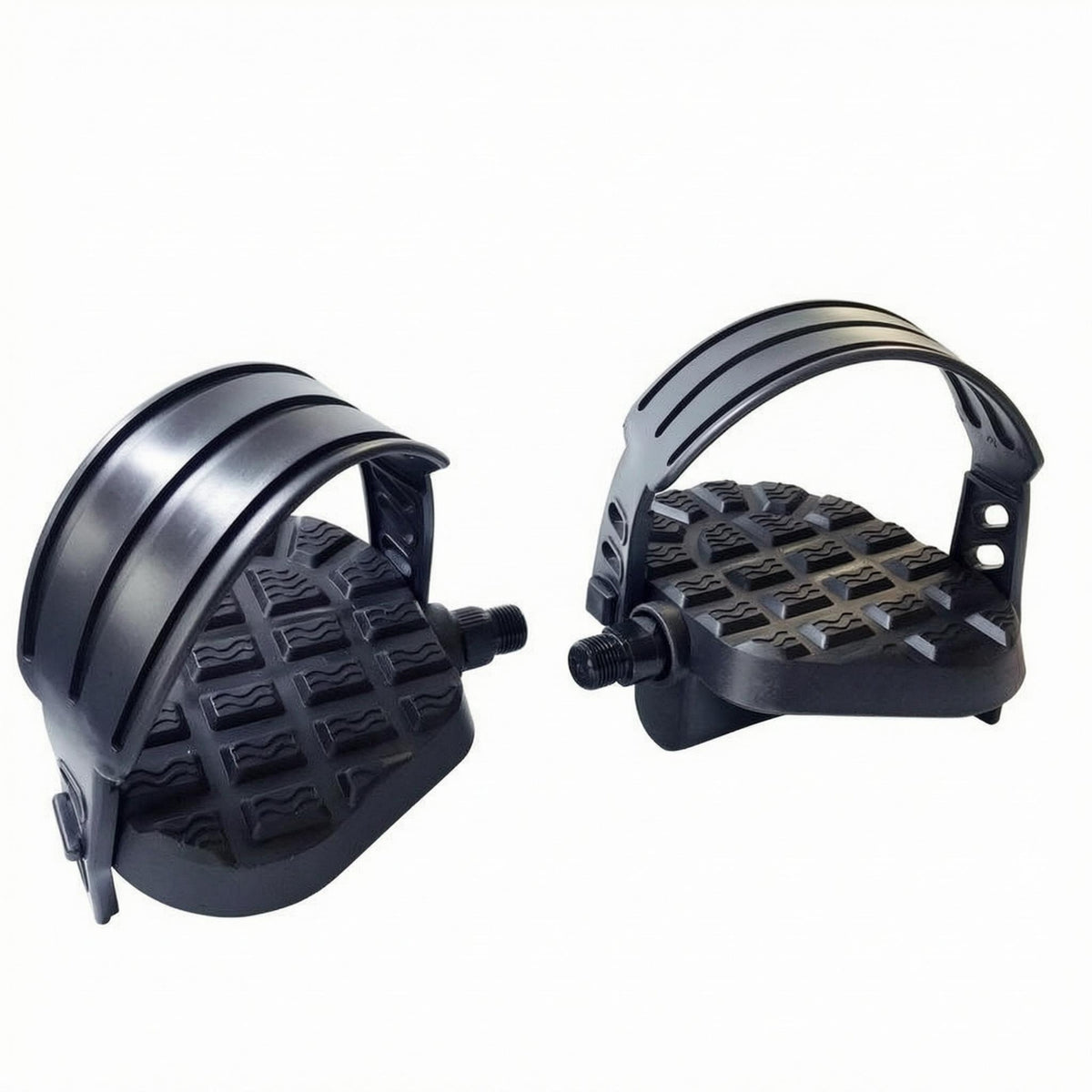 Textured Stationary Bike Pedals Raised Guard Exercise Bike Pedal Indoor