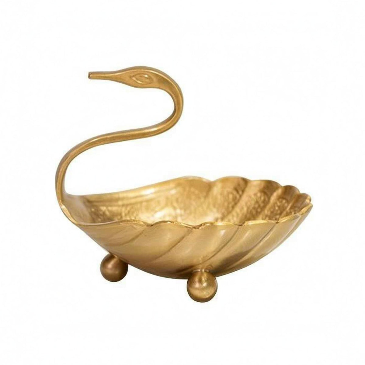 Swan Tray Vintage Style Brass Tray Easy to Clean