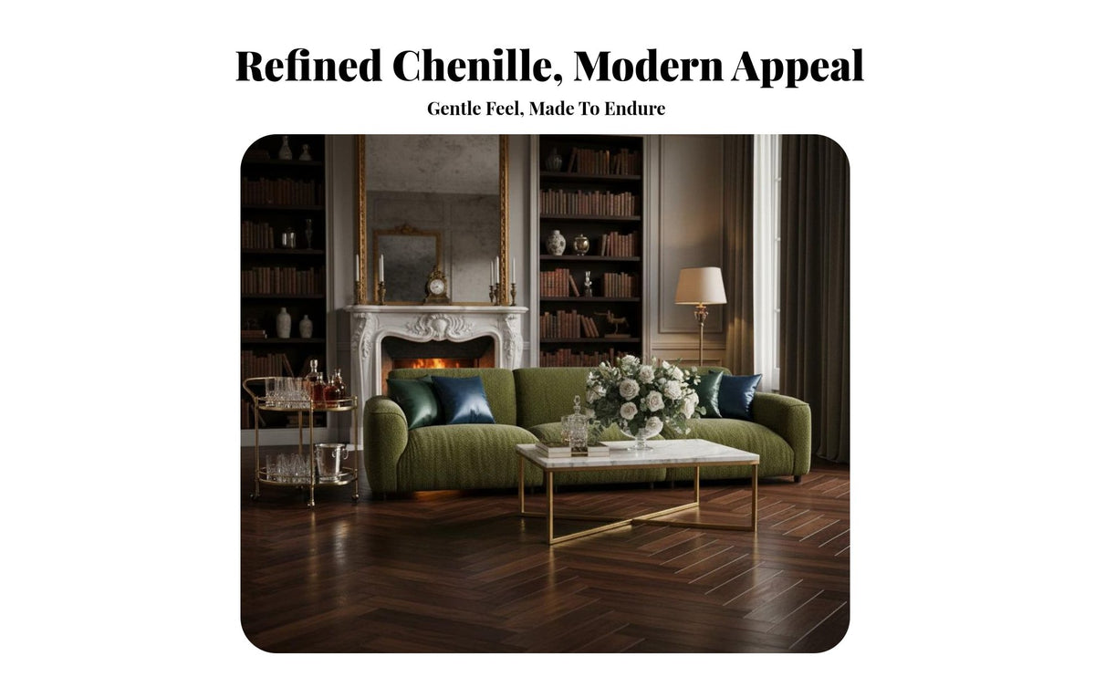 Straight-Line Cumulus Sofa French Retro Design Oversized Cumulus Sofa with Ottoman Removable and launderable Cover Couch for Homeowners, Lounge Area, Office