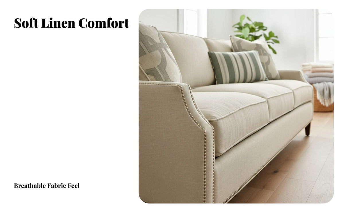 traditional Country design 2-Seater Upholstered Sofa Farmhouse Design Floral Print Skirted Sofa Breathable Fabric Living Room Furniture Sturdy Frame for Apartment Dwellers, Families, Homeowners, Den, Bedroom, Office, Dorm