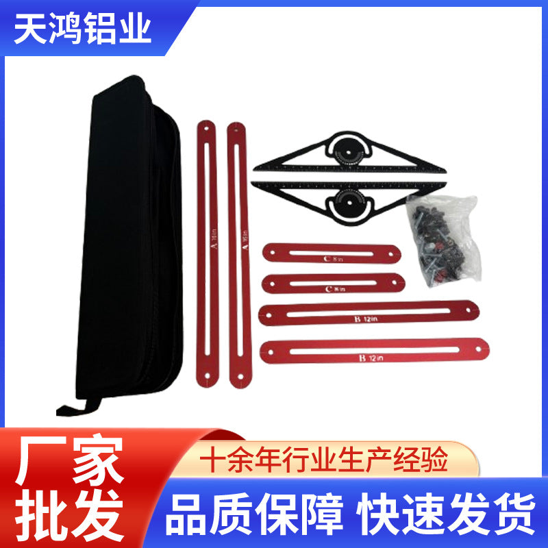 Aluminum Alloy Folding Stair Gauge for Woodworking