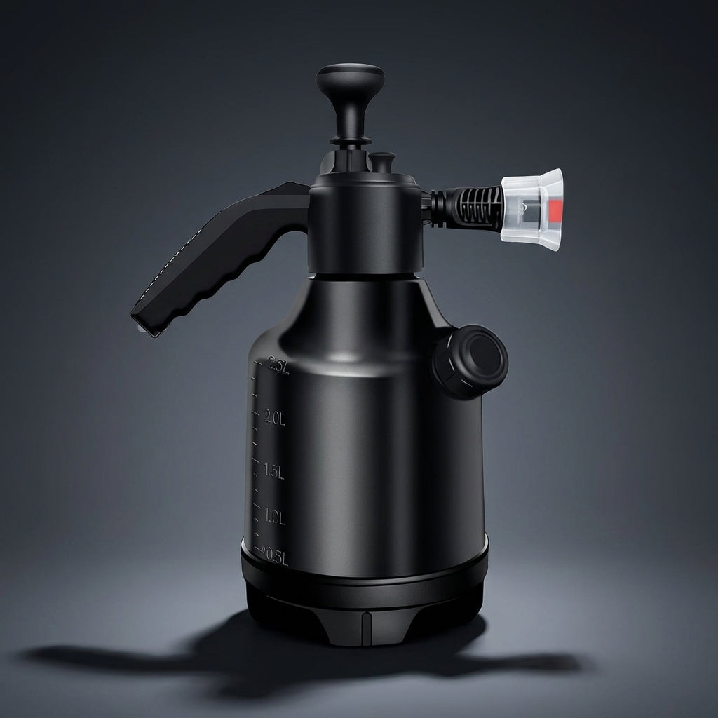 Watering Can and Spray Bottle for Garden Sprayer Use, Pressure Sprayer for Car Wash and Car Foam, 14*36cm Pump Sprayer with Hand Pump, PP Bottle