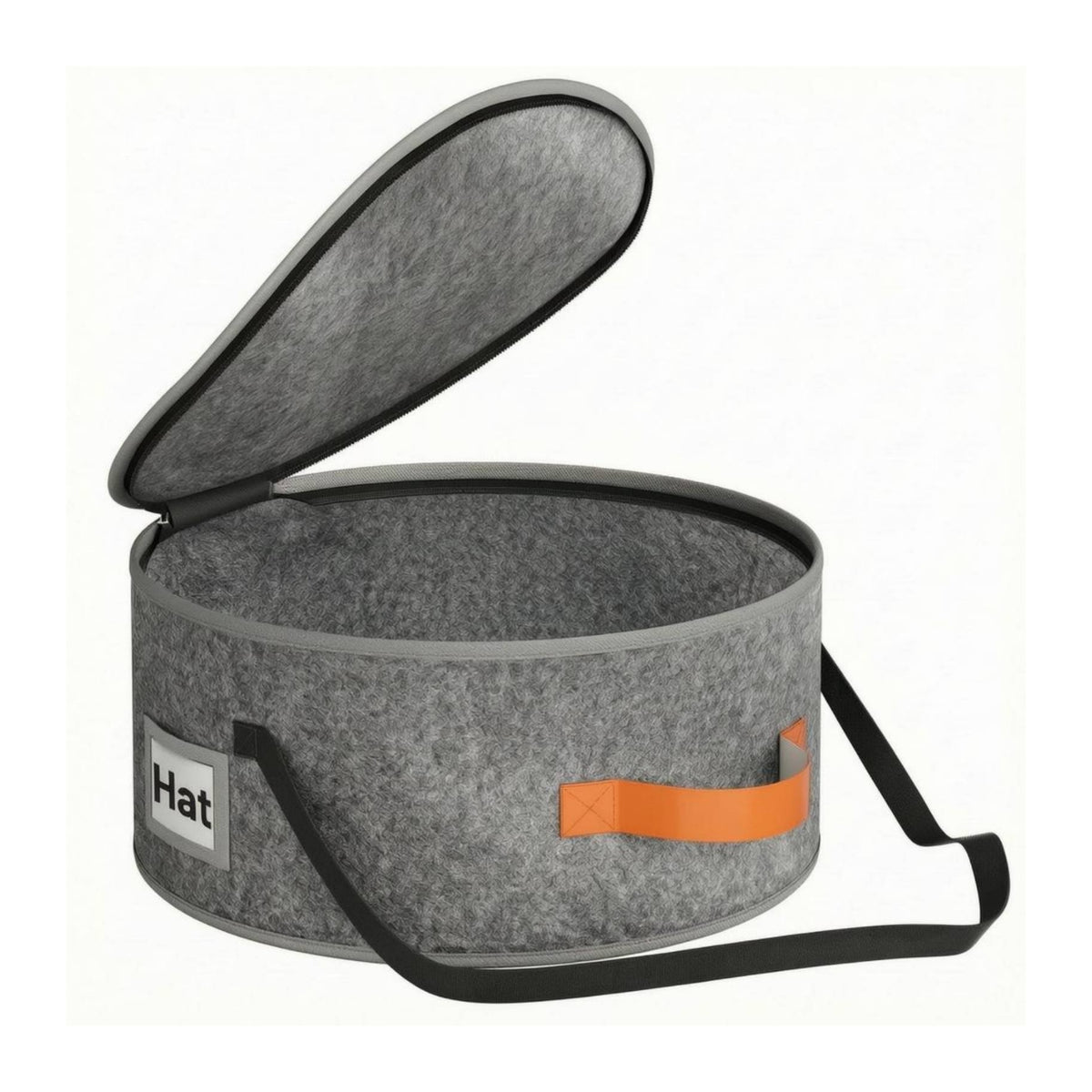 Zippered Hat Storage Case Soft-Sided Travel Item