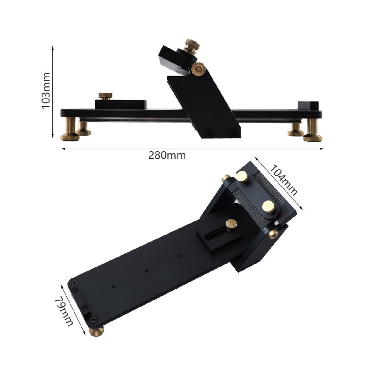 Fixed-Angle Sharpening Jig Sliding Guide Rail Sharpening Jig