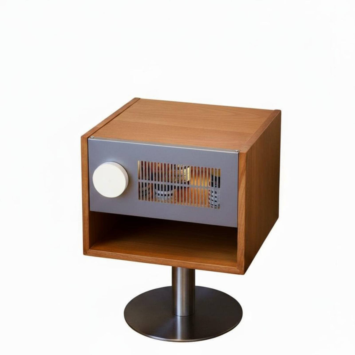 Rolling vinyl trolley Modernist & Design Nightstand Multi-Functional for distant Workers