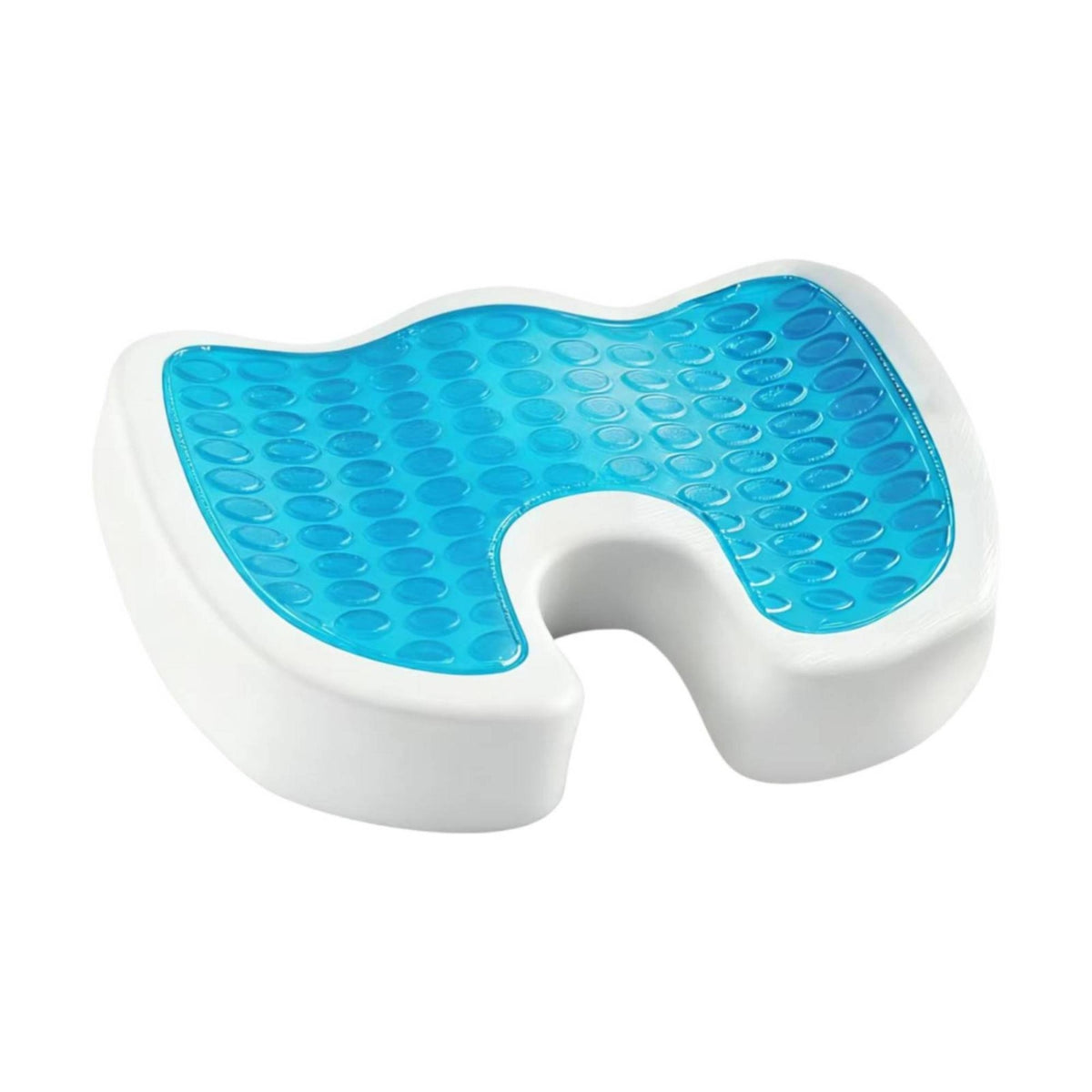 Contoured Memory Foam Seat Cushion Supportive Seat Cushion with Gel Comfortable Chair Pad Soft for Office Workers, Gamers