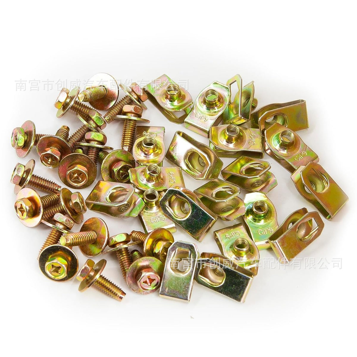 20PCS Screw U-clip