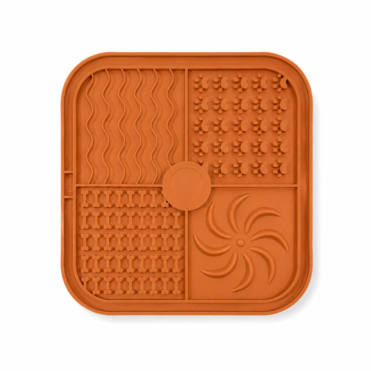 Orange Lick Mat