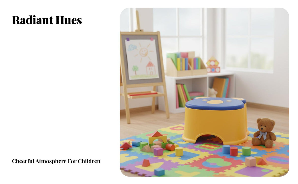 Cartoon Design Koala-Shaped Stool Multi-Purpose children's Seat High Load-Bearing kids' Furniture Easy to Clean for Toddlers, Adults, Parents, Kindergarten, Bathroom, Entryway, Playroom