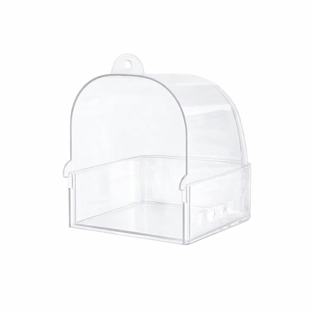 Bird Bath Tub for Cage, Transparent Bird Bath Drawer, Spacious Bird Bath Cage, Pet Bird Bath Box, Hanging Bathtub Bird Cage,