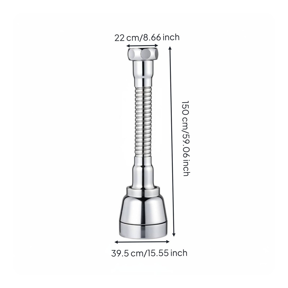 Rotating Faucet Extender Rotatable Splash Proof Faucet Extender